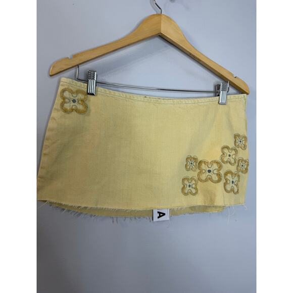 I.AM.GIA Fauna Mini Skort Tan Demin Women's XS New - Picture 4 of 16